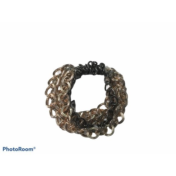 Mixed Metal Chain Bracelet - Picture 1 of 4